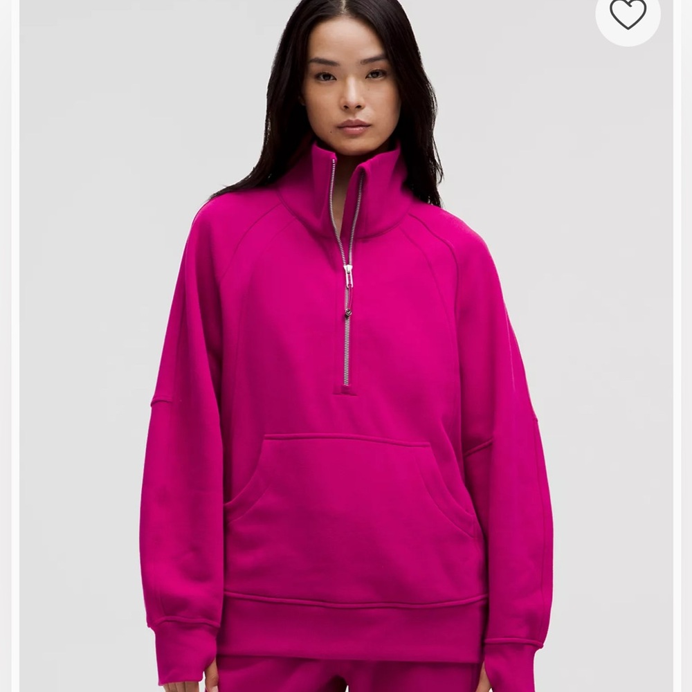 Scuba Oversized Funnel-Neck Half Zip
Long